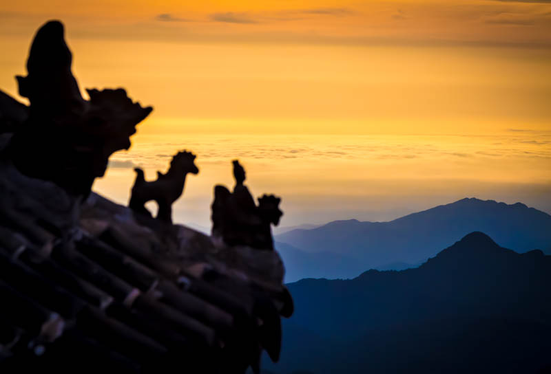 Sunrise at Mount Wudang